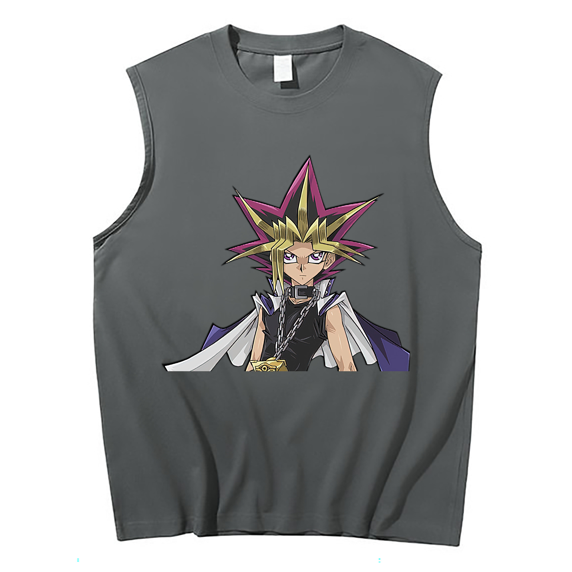 （画像用） 遊☆戯☆王 Yu-Gi-Oh! コットン100％タンクトップ（フロントプリント）